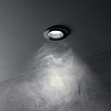 Ideal Lux Indbygnings loftlampe ROOM-65 rund IP65, sort