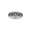 Gulvindbygningslampe FLOOR 12 rund IP67, st�l 