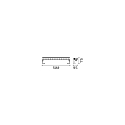 Ideal Lux line�rt lampe THOR 50 IP65, antracit 18W 1950lm 3000K 50cm