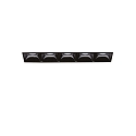 ceiling recessed luminaire LIKA D14 FI RECESSED TRIMLESS 5 flames, flush, on/off IP20, white matt 