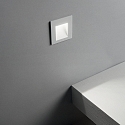 Ideal Lux V�gindbygningslampe BIT FI 350MA down, asymmetrisk, omskiftelig IP65, hvid d�mpbar
