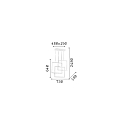 Ideal Lux Pendel FRAME justerbar IP20, sort