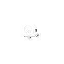 Ideal Lux Loftlampe FRAME IP20, sort