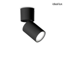 Ideal Lux Loftlampe TOBY drejelig, vipbar GU10 IP20, sort 