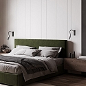 wall luminaire IO with switch, with flex arm IP20