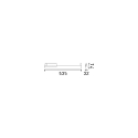 Ideal Lux 3-faset lampe DISPLAY UGR 535 IP20, hvid