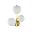 Ideal Lux Væglampe PERLAGE 3-flammer, med afbryder G9 IP20, messing