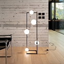 Ideal Lux floor lamp ANGOLO PL3 5 flames G9 IP20, black