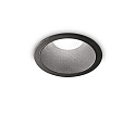 ceiling recessed luminaire GAME TRIM ROUND 85MM round, rigid, UGR < 19, switchable IP40/IP20, black 