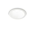 ceiling recessed luminaire GAME TRIM ROUND 85MM round, rigid, UGR < 19, switchable IP40/IP20, white 