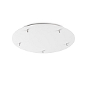 baldakin ROUND STANDARD � 46CM 5-fold, rund, hvid mat