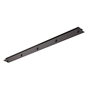baldakin LINEAR STANDARD 5-fold, firkantet, sort mat