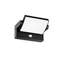 Udend�rs wall luminaire SWIPE AP LED med bev�gelsesdetektor LED IP54, sort