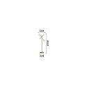 Ideal Lux floor lamp EQUINOXE PT4 4 flames G4 IP20, brass