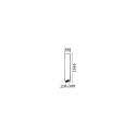 Ideal Lux Standerlampe FRAME IP20, hvid mat 