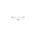 Ideal Lux holder TESI, sort