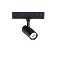 3-faset spot FOX 8W SMALL / 1-10V 930 d�mpbar, justerbar IP20, sort mat 