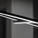 Ideal Lux pendant luminaire ORACLE SLIM SP LED round IP20, black 