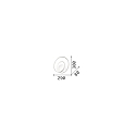 Ideal Lux wall luminaire OZ AP DALI/PUSH round, DALI controllable IP20, white matt dimmable