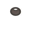 Indbygnings loftlampe QUARK rund IP20, sort 