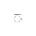Ideal Lux Loftlampe FLY SLIM PL LED LED IP40, pulverlakeret, hvid