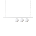 pendant luminaire PERLINE SP3 3 flames G9 IP20, black