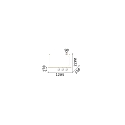 Ideal Lux pendant luminaire PERLINE SP3 3 flames G9 IP20, black