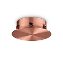 baldakin MAGNETICO 6 LUCI rund, 6-fold, kobber, bruneret