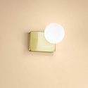 Ideal Lux Væglampe PENTA G9 IP20, guld dæmpbar