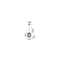 Ideal Lux pendant luminaire NET 1 E27 IP20, gold dimmable