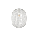 pendant luminaire NET 1 E27 IP20, white dimmable