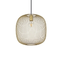 pendant luminaire NET 3 E27 IP20, gold dimmable