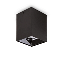 Loftlampe NITRO firkantet IP20, sort 