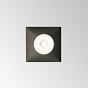 Ideal Lux ceiling recessed luminaire GAME TRIMLESS SQUARE square, rigid, flush, UGR < 19, switchable IP40/IP20, black 