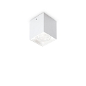 Loftlampe DOT firkantet IP20, hvid d�mpbar