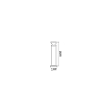 Ideal Lux bollard lamp TORRE 60 E27 IP65, coffee brown dimmable