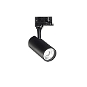 3-faset spot FOX 15W MEDIUM / ON-OFF 940 justerbar, on/off IP20, sort mat 