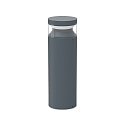 socket luminaire BOEING H040 cylindrical, switchable, with diffuser IP65, anthracite, mat 