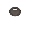 Indbygnings loftlampe QUARK rund IP20, sort 