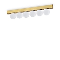 Loftlampe PING PONG IP20, messing b�rstet 