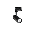 3-faset spot FOX 8W SMALL / 1-10V 940 d�mpbar, justerbar IP20, sort mat d�mpbar