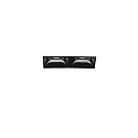 ceiling recessed luminaire LIKA D14 FI RECESSED TRIMLESS 5 flames, flush, on/off IP20, white matt 
