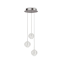 Pendel DIAMOND  3-flammer IP20, chrom 