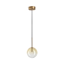 Pendel EQUINOXE D15 1-flamme G4 IP20, rav 