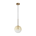 Pendel EQUINOXE D20 1-flamme G4 IP20, rav 