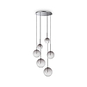 Pendel EQUINOXE 6-flammer G4 IP20, r�gfarver 