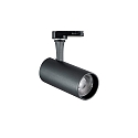 1-faset spot FOX 15W MEDIUM / ON-OFF 930 justerbar, omskiftelig IP20, sort mat 