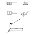 ISOLED Stik, hvid