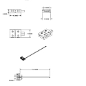 ISOLED stik kontakt, hvid