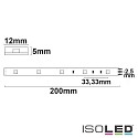 ISOLED LED AQUA-RGB-Flex strip, 24V, 7.2W, IP68